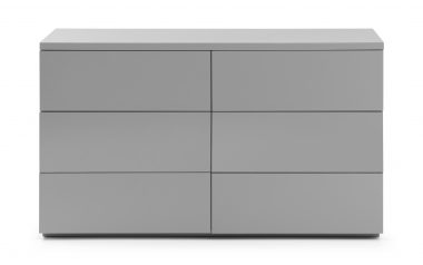 Mona grey 6 Drawer Wide Chest