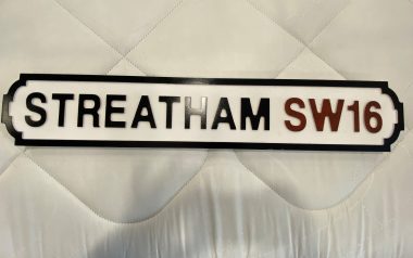 Streatham SW16 Road Sign