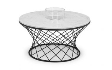 Trev Real Marble Coffee Table