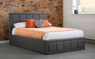 Cherry 4'6 Double Ottoman Storage Bedframe