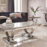 Ariana Grey Marble Coffee Table