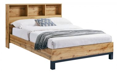 Barli Oak 4'6 Double Bedframe