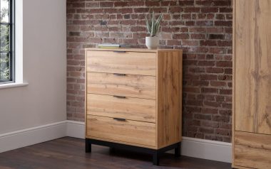 Barli Oak 4 Drawer Chest