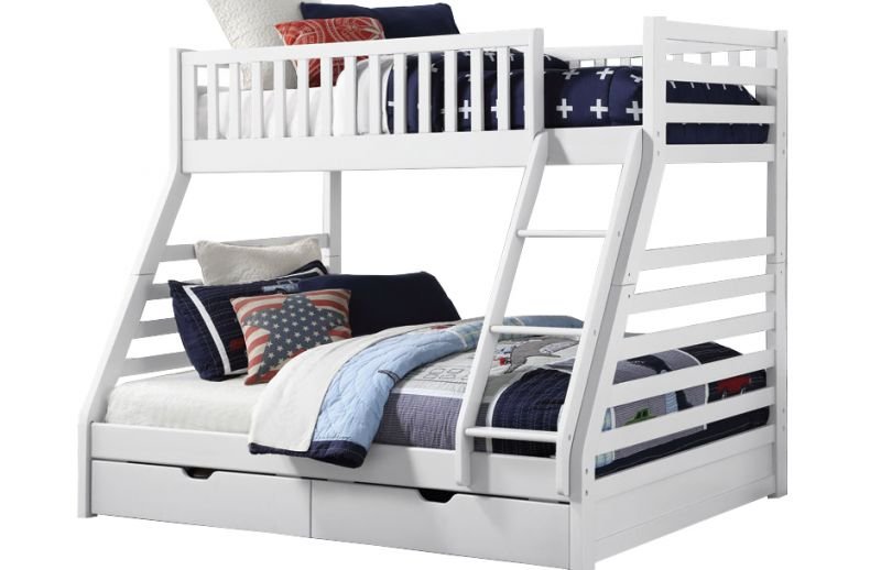 Dreamers White Triple Bunk Balham Beds