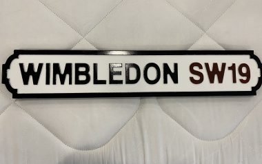 Wimbledon SW19 Road Sign