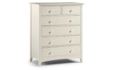 Barsa White 4+2 Drawer Chest