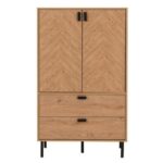 Linear 2 Door 2 Drawer Cabinet