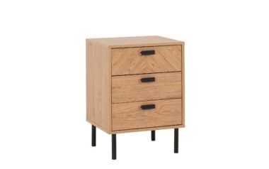 Linear 3 Drawer Bedside
