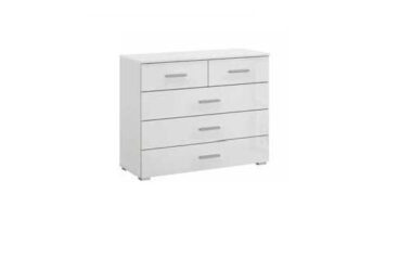 German Gloss 3+2 Drawer Chest