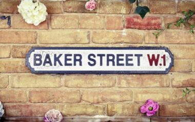Baker Street Location Sign