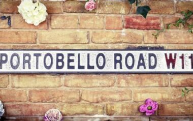 Portobello Road Location Sign