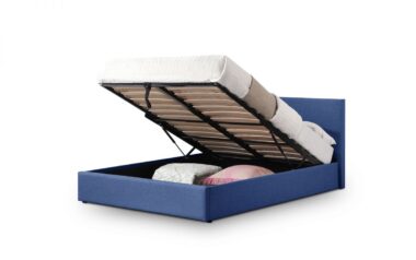 4'6 Double Fision Storage Bed- WITH FOAM MATTRESS
