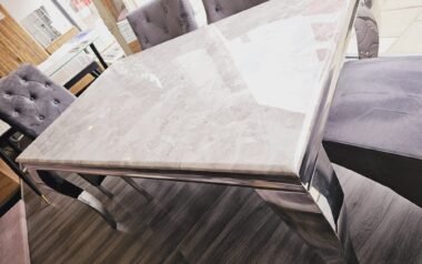 Louisa Chrome Dining Table