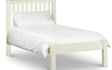 Barsa White 3'0 Single Low Foot-End Bed