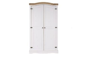 Edwardian White 2 Door Wardrobe