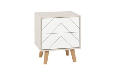 Puzzle 2 Drawer Bedside