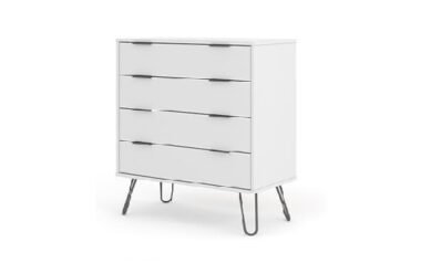 August White 4 Drawer Chest