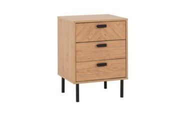 Linear 3 Drawer Bedside