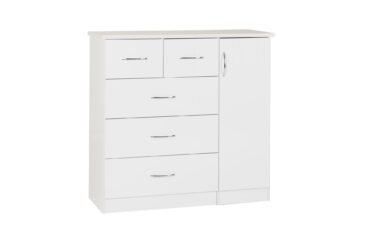 Avon 5‑Drawer Low Wardrobe