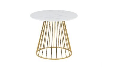 Sofia White Marble Style Dining Table