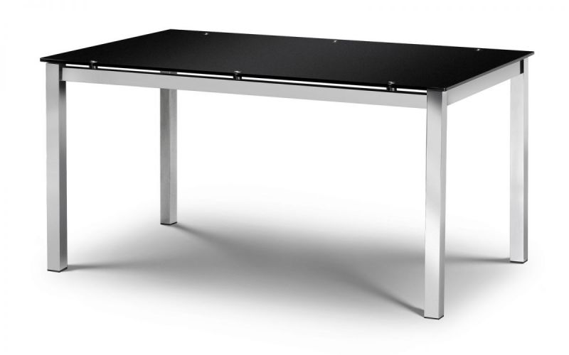 Tempa Black Dining Set table only