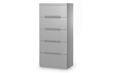Hattan Gloss 5 Drawer Narrow Chest