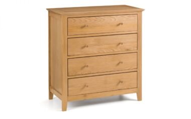 Selena Oak 4 Drawer Chest
