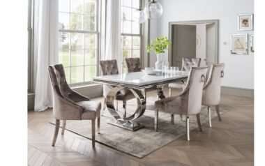 Selena Marble Dining Set