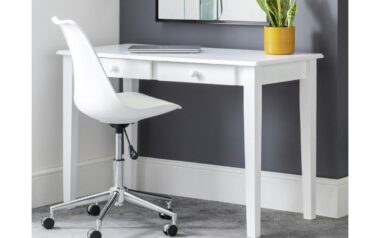 Carrington 2 Drawer Desk – White