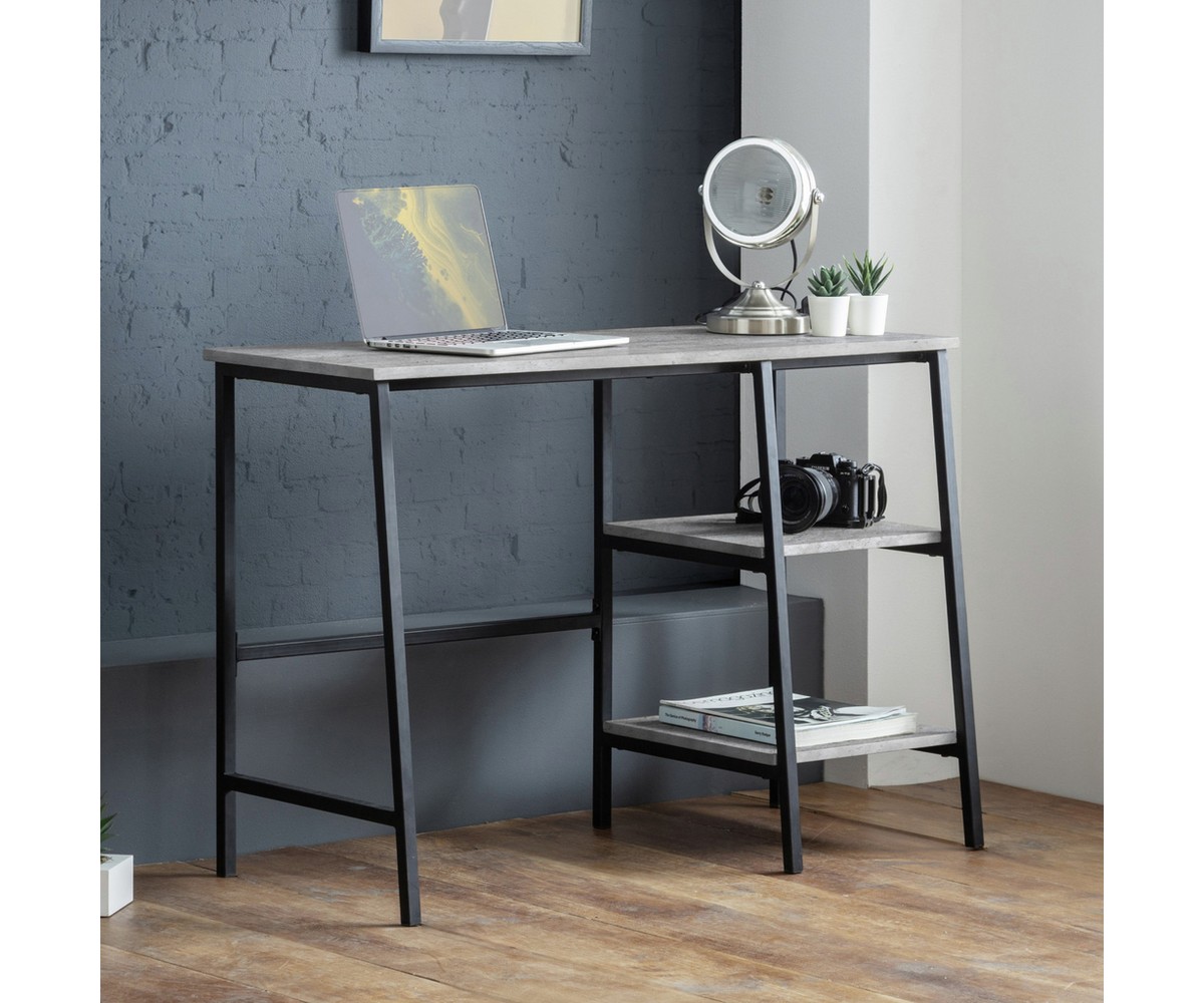 Staten Desk – Black & Grey Staten Desk – Black & Grey