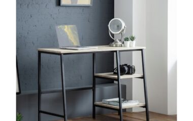 Tribeca Desk – Black & Oak