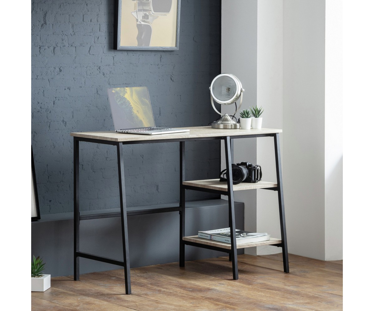 Tribeca Desk – Black & Oak Tribeca Desk – Black & Oak