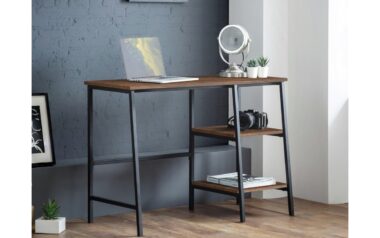 Tribeca Desk – Black & Walnut