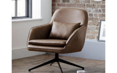 Bowery Faux Leather Office Chair - Brown