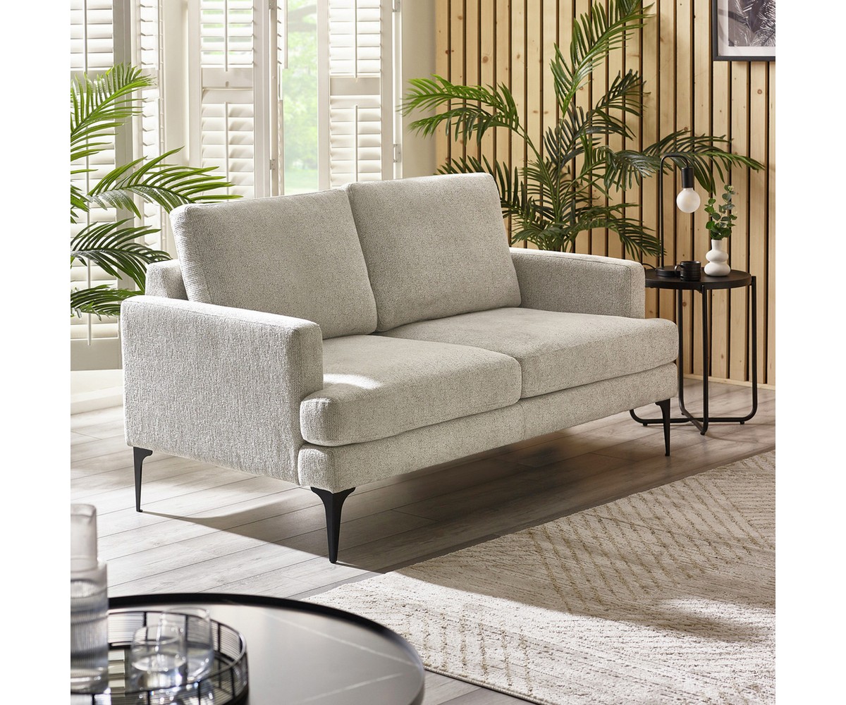 Carrera Cream Sofa – Front View Carrera Cream Sofa – Front View