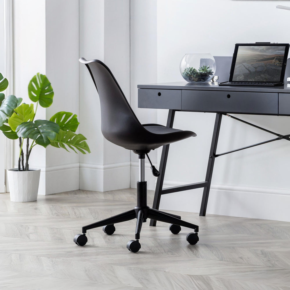 Erika Office Chair – Grey & Black Erika Office Chair – Grey & Black